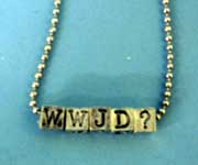 WWJD necklace