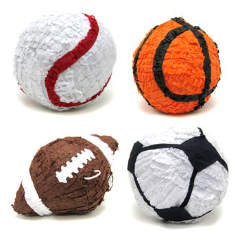 sports ball pinatas