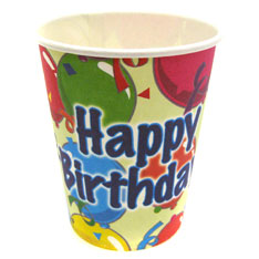 happy birthday party cups