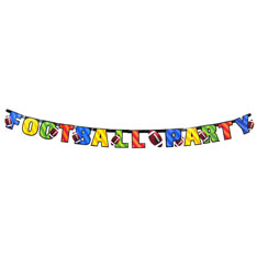 football party banner