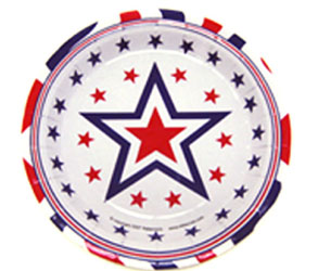 patriotic star plates
