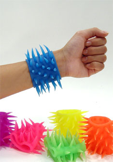 wide spikey bracelet