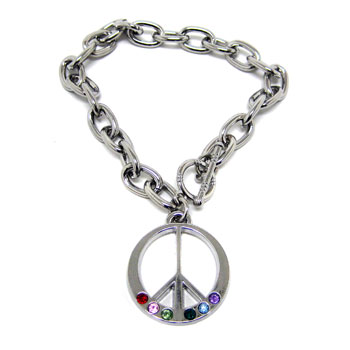 peace sign bracelet