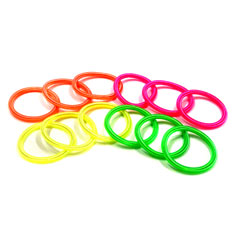 neon coil bracelets