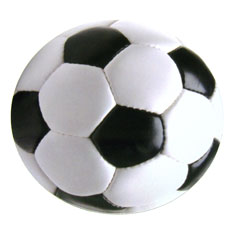 soccer ball car magnet