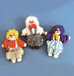 ceramic clown dolls