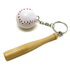 baseball bat keychain