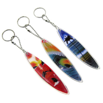 surfboard keychain