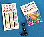 flower hair dot