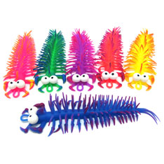 rubber stretchy centipedes