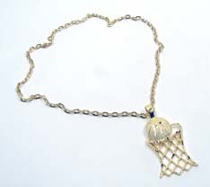 basketball necklace