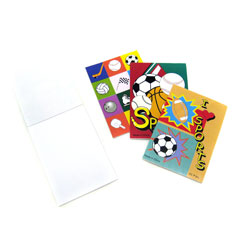 sports memo pad