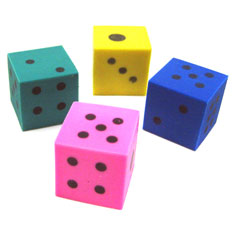 dice erasers