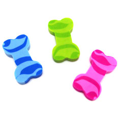 dog bone erasers