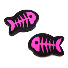 fish bone erasers