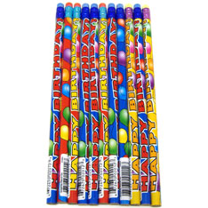 Birthday Pencil - Happy Birthday Party Balloons