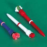 retractable rose pen