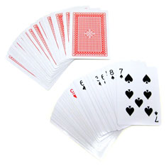 giant playing cards